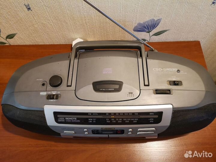 Магнитола двухкассетная c CD aiwa CSD-SR535 EZ