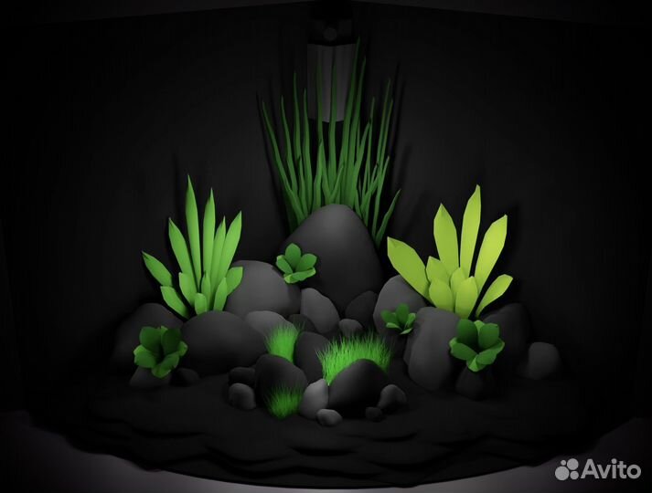 3Д дизайн аквариума
