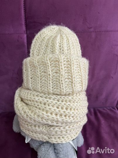 Шапка и снуд для девочки