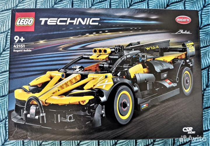 Новый Lego Technic 42151 Bugatti - 905 деталей