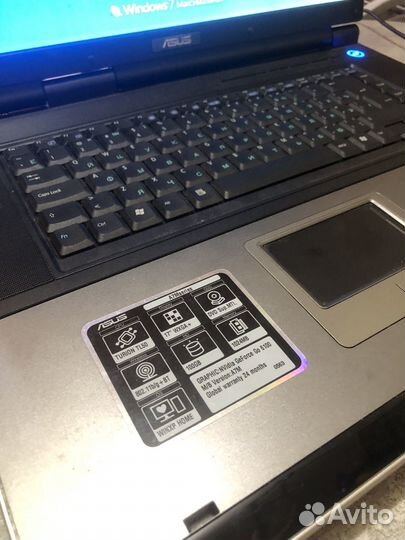 Ноутбук asus A7M 17дюймов