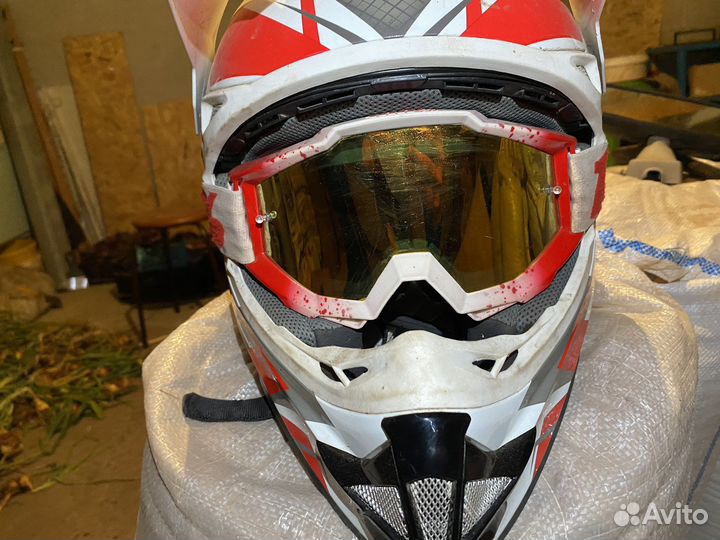 Шлем кроссовый бу