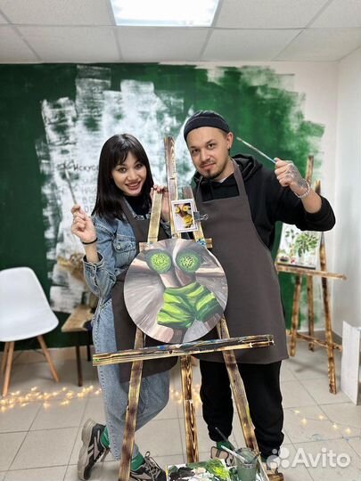 Творческое свидание, подарок, сюрприз, живопись