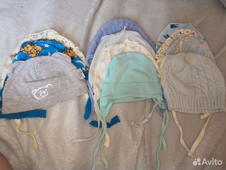 Шапочки для новорождённых