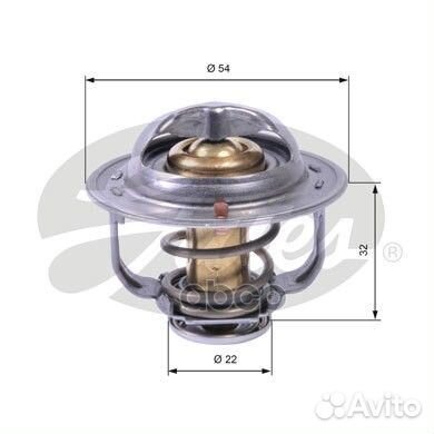 Термостат, охлаждающая жидкость TH42589G1 Gates