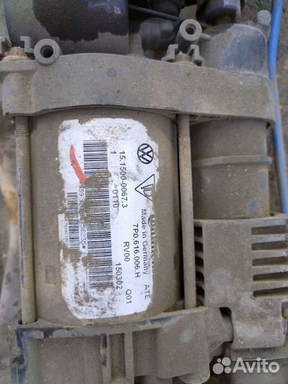 Компрессор пневмоподвески туарег 2