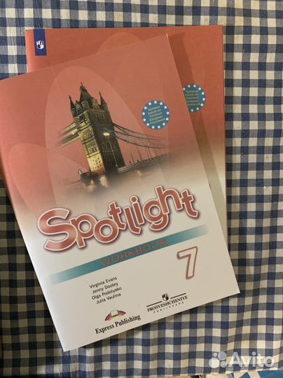 Рабочая тетрадь spotlight 7 класс