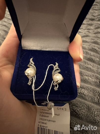 Серебрянные серги 925 пр