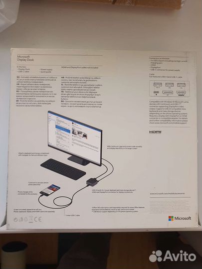 Microsoft display doc USB хаб
