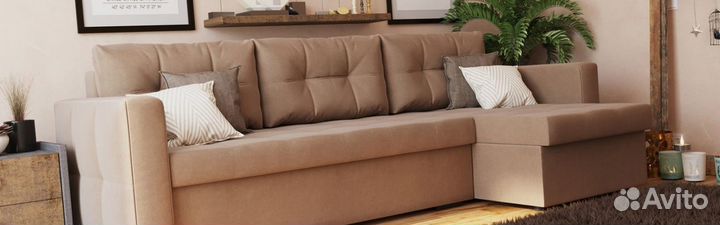 Угловой диван со спальным местом, новый от фабрики