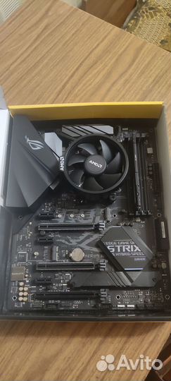 Игровой комплект AMD Ryzen 3 1200 + мать + ж диск