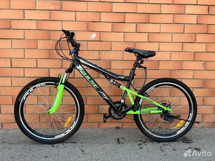 Велосипед горный двухподвесный