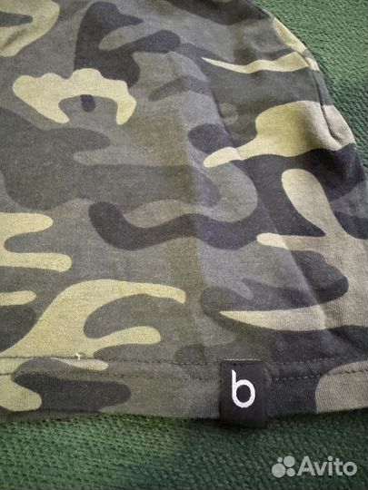 Хлопковая тоненькая шапочка Камуфляж 3-7 лет