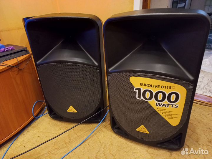 Колонки 2 шт + микшер+ микрофон