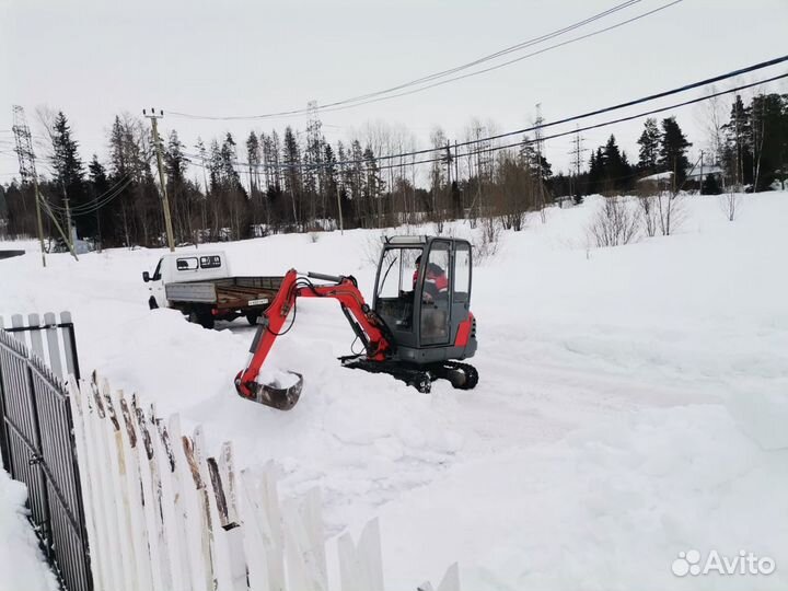 Услуги мини экскаватора