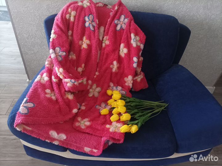 Халат для девочки банный