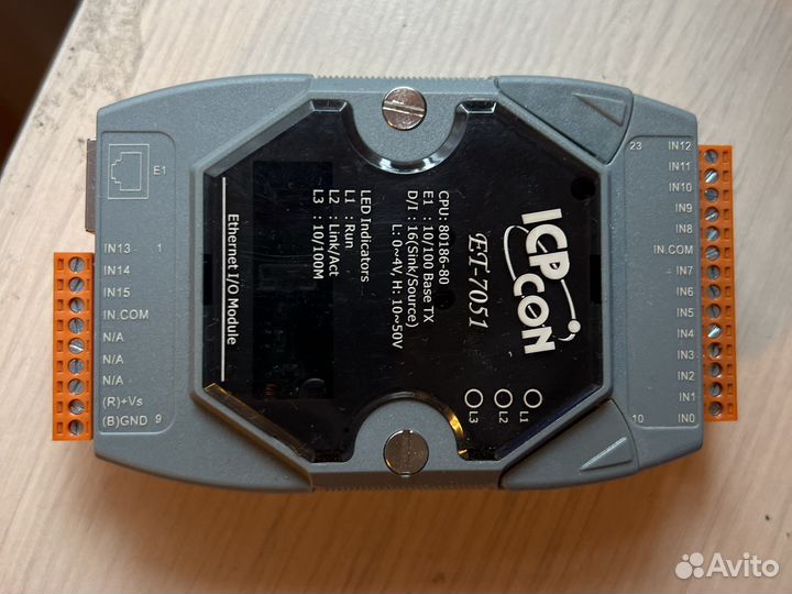 ET-7051 Модуль ввода, 16 каналов