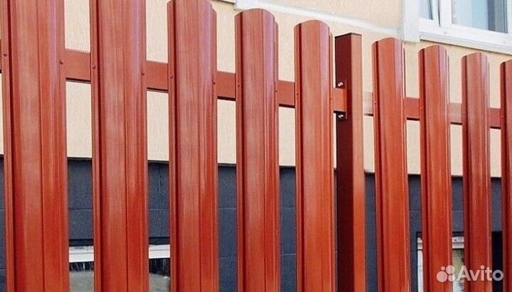 Шахматный штакетник