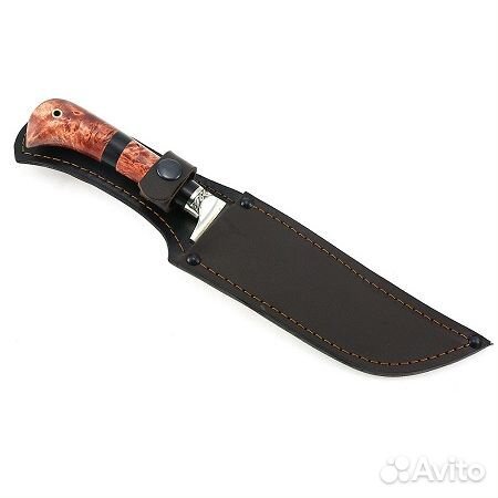 Нож Узбек (булат, карельская береза)