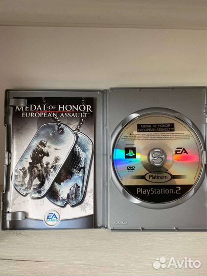 PS2 Medal Of Honor European Assault лицензия