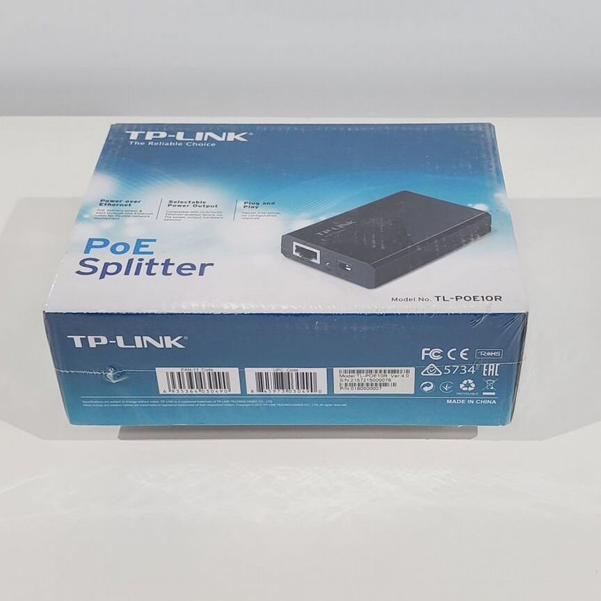 [TL-POE10R] Poe Сплиттер Tp-Link Tl-Poe10r