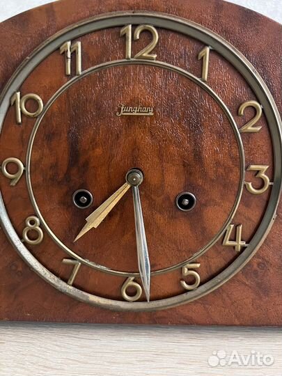 Немецкие каминные часы Junghans