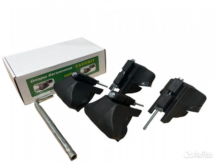 Багажник для Лада Калина Кросс Favorit крыло черн