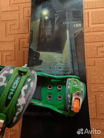 Сноуборд Rossignol с креплениями