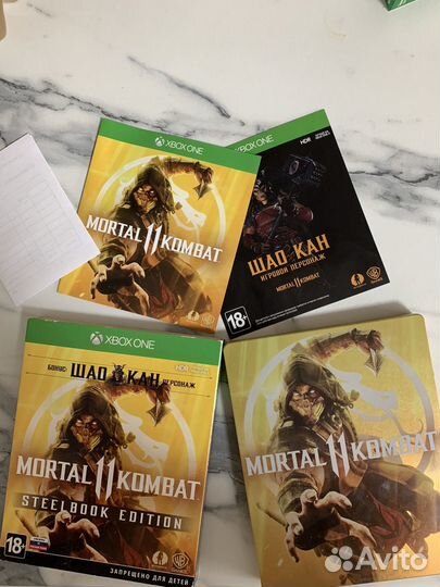 Диск mortal kombat 11 steelbook edition xbox one