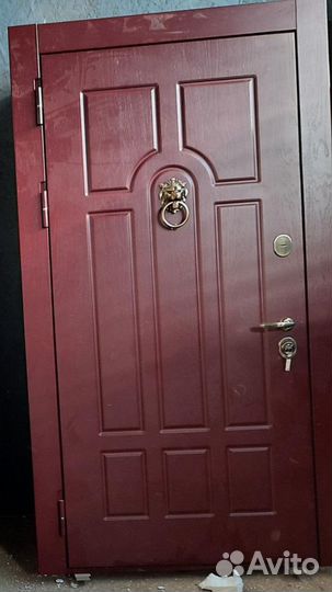 Квартирная дверь с 2 мм листом стали +панель мдф