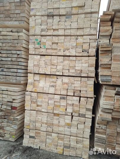 Брус обрезной строганый