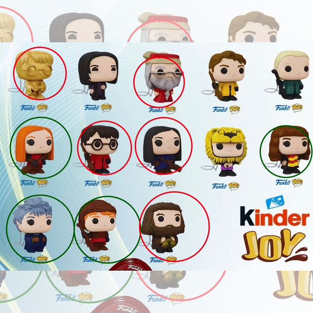 Фигурки обмен Гарри Поттер kinder joy
