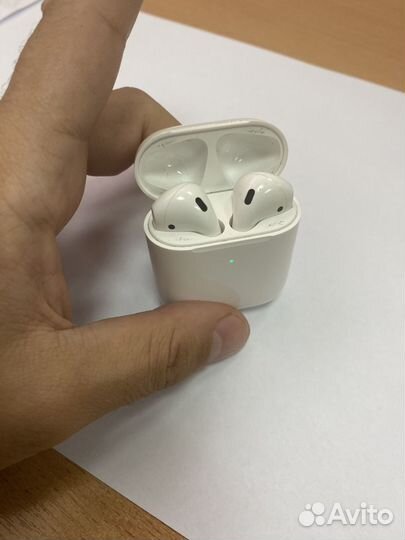Наушники apple airpods 2 (кейс + один наушник)