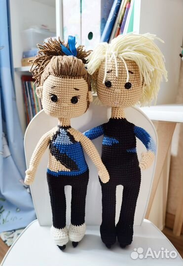 Вязаные игрушки (куклы) ручной работы