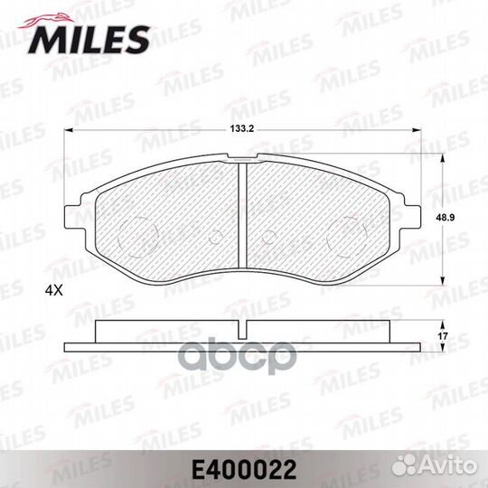 Колодки тормозные chevrolet aveo 1.2-1.4 06- пе