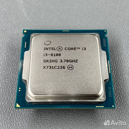 Процессор Intel Core i3-6100 LGA1151, 2 x 3700 мгц