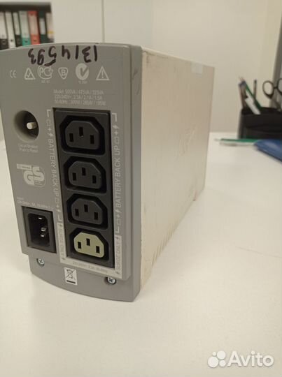 Ибп бесперебойник APC back ups cs 500 с акб