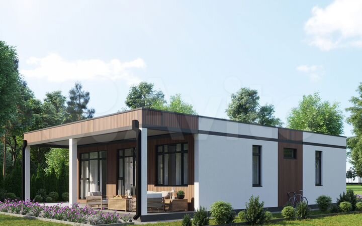 Коттедж 157 м² на участке 6 сот.