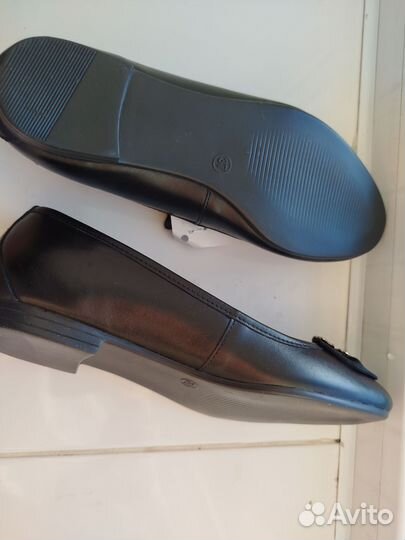 Балетки натуральная кожа 37