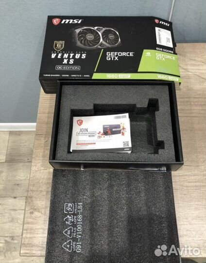 Видеокарта gtx 1660 super 6gb