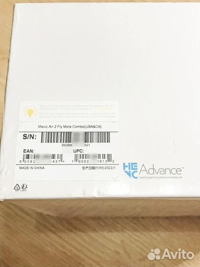 Новый запечатанный dji mavic air 2 fly more combo