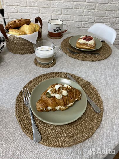 Сервировочная салфетка из джута