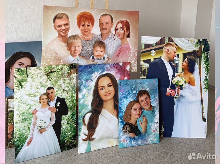 Портрет на холсте по фото