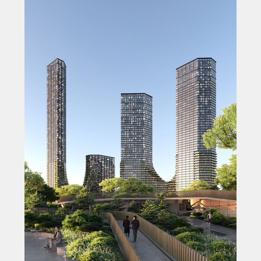 2-к. квартира, 74,3 м², 12/46 эт.