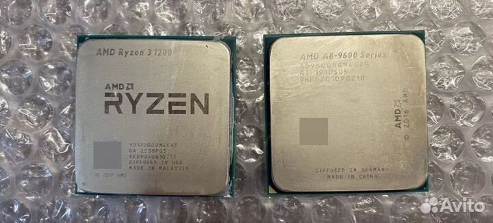 Процессоры Ryzen 3 1200 и А8 9600 (ам4)