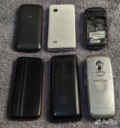 Ретро кнопочные телефоны Nokia Samsung Fly