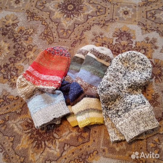 Носки ручной вязки шерстяные цена за одну пару