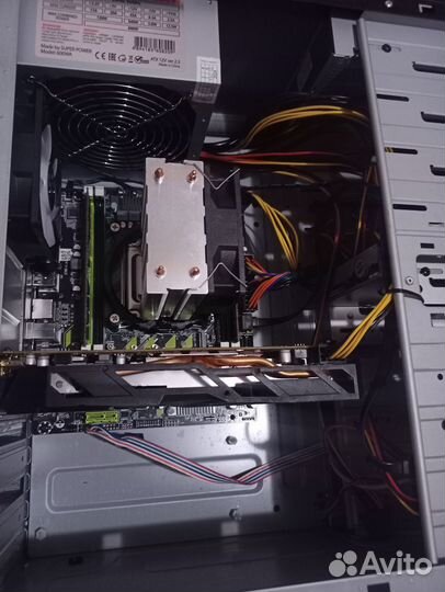 Игровой пк 8 ядер 16 потоков, RX 570, 16GB озу