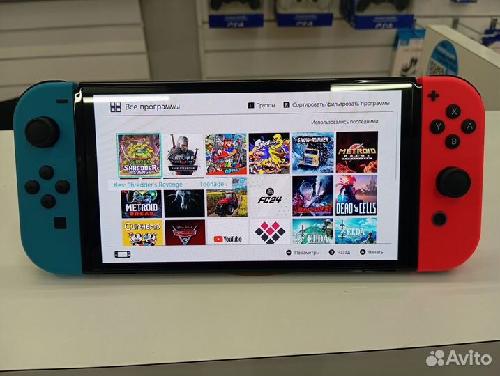 Новый прошитый Nintendo Switch Oled 256Gb+куча игр