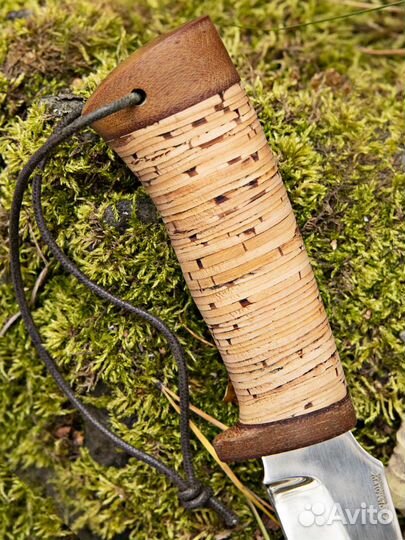 Нож охотничий Лев с гравировкой Златоустовский